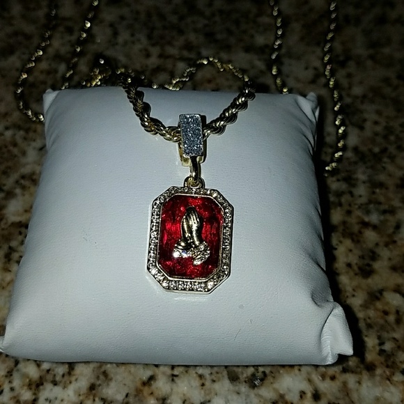 NWT Mens 30" Gold Angel & 24" P Ruby Bundle - Picture 5 of 8